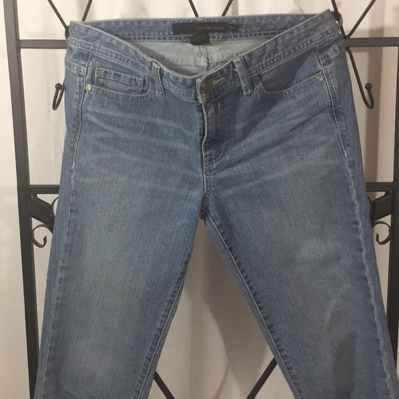 Calvin Klein Jeans Woman’s Light Wash Capris 29/8 - Picture 2 of 8